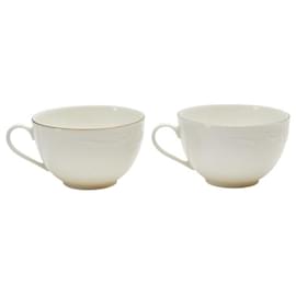 Yves Saint Laurent-Saint Laurent Ceramic Teacup Saucer Set-White
