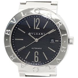 Reloj de acero inoxidable Bulgari Bulgari Negro