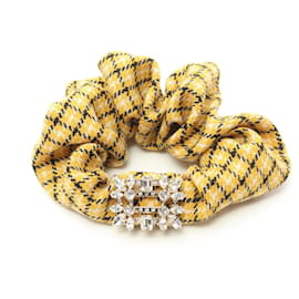 Roger Vivier-Roger Vivier Tweed Backle Accessory REWAC290000S7NS416-Yellow