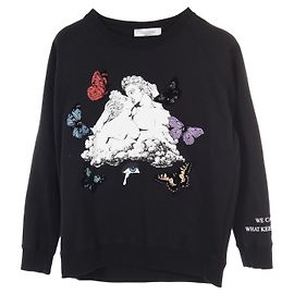 Baumwoll-Sweatshirt VALENTINO × UNDERCOVER Schwarz Mehrfarben
