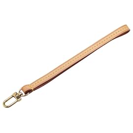 Louis Vuitton-Louis Vuitton Nume Leather Strap-Beige,Golden