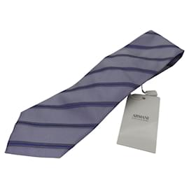 Armani-Armani Collezioni Silk Tie-Brown,Grey