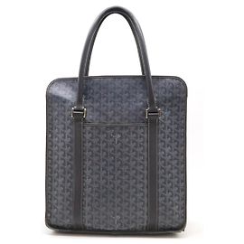 Goyard PVC Leather Bourgogne Tote Bag Briefcase Other Grey