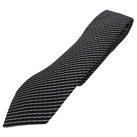 Cravatta 100% seta Giorgio Armani Argento