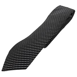 Armani-Giorgio Armani 100% Silk Necktie-Silvery