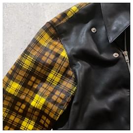 Autre Marque-RARE - Perfect Leather and Fringes - Blue Marble - Like New - Size M-Other