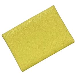 Hermès-Hermes Calvi Duo Bifold Wallet-Yellow
