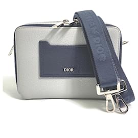 Christian Dior-Christian Dior Double Zip Pocket Shoulder Bag-Brown