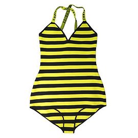 NEUER GESTRIPT SCHWIMMANZUG CHRISTIAN DIOR 8E24020AM451 S 36 Andere