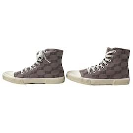 Balenciaga-NEW BALENCIAGA 688756 PARIS HIGH TOP MONOGRAM BB 39 + SNEAKERS BAG-Brown