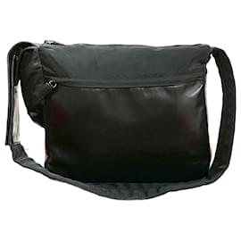 Prada-Prada Leather Shoulder Bag-Black