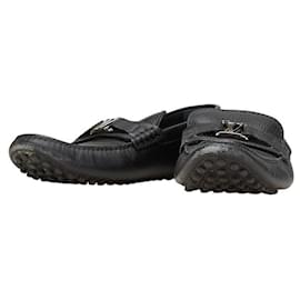 Louis Vuitton-Louis Vuitton Hockenheim Leather Loafer-Black