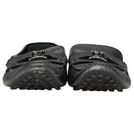 Louis Vuitton-Louis Vuitton Hockenheim Leather Loafer-Black