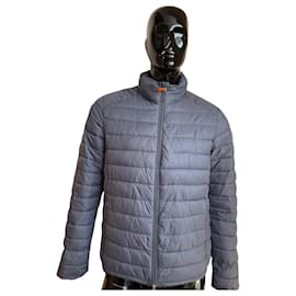 Autre Marque-Save The Duck - Light Grey Down Jacket Save The Duck – Men (Size L) ✨-Grey
