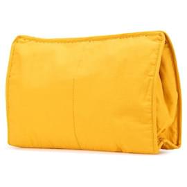 Hermès-Hermes Tapecell Canvas Pouch-Yellow