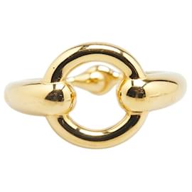 Hermès-Hermes Mors Scarf Ring Accessory-Golden