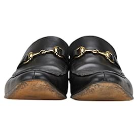 Gucci-Gucci Horsebit Leather Loafer-Black