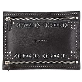 Pochette en cuir Pandora Studs de Givenchy Noir