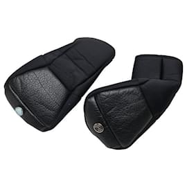 Hermès-Hermes Sellier Polyurethane Polyester Leather Golf Club Head Cover Set of 2-Black