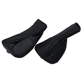 Hermès-Hermes Sellier Polyurethane Polyester Leather Golf Club Head Cover Set of 2-Black