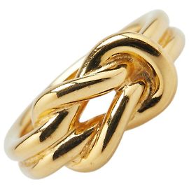 Anel para lenço Attelage Hermès Dourado