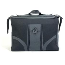 Fendi-Fendi 7VA400 Logo Mesh Two-Tone Handbag-Brown,Black