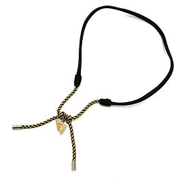 Collier Choker FENDI FF Vertigo Noir Orange Jaune