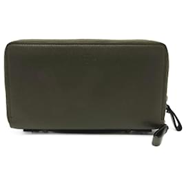 Valentino Garavani-Valentino Garavani Rockstud Double Zip Wallet-Khaki