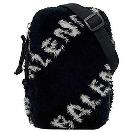 Balenciaga Explorer Schultertasche Schwarz