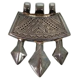 Hermès-Hermes Silver 925 Pendant Necklace-Silvery