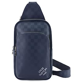 Louis Vuitton-Louis Vuitton Damier Infini Avenue Sling Bag-Other,Navy blue