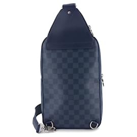 Louis Vuitton-Louis Vuitton Damier Infini Avenue Sling Bag-Other,Navy blue