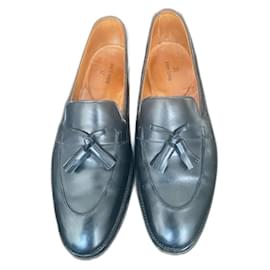 John Lobb-John Lobb Tassel Loafers-Black