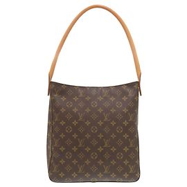Louis Vuitton Looping GM Monogram Schultertasche Braun