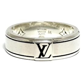 Louis Vuitton-Louis Vuitton Men's Silver Spike Band Ring-Silvery