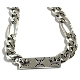 Gucci-Gucci/Adidas Men's Gourmet Pendant Necklace in Silver-Other