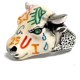 Gucci-Gucci Men's Anger Forest Bull's Head Ring-Other