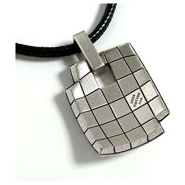 Collana Pendente Damier Mosaic da Uomo Louis Vuitton Altro