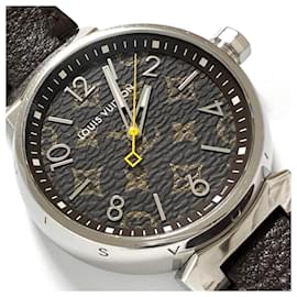 Louis Vuitton-Louis Vuitton Men's Tambour Monogram Watch-Other