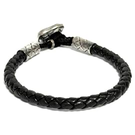 Bottega Veneta-Bottega Veneta Men's Leather Rain Trechato Bracelet-Other