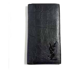 Saint Laurent-Saint Laurent Paris Men's Continental Wallet Cassandra-Other