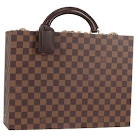 Louis Vuitton-LOUIS VUITTON Damier Ebene Boite Bijou Jewelry Box SPO LV Auth 135955SV-Other