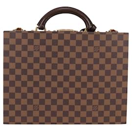 Louis Vuitton-LOUIS VUITTON Damier Ebene Boite Bijou Jewelry Box SPO LV Auth 135955SV-Other