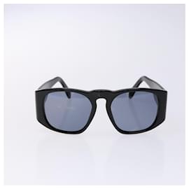 Chanel-CHANEL Sunglasses plastic Black CC Auth yk19120-Black