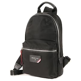 Bally-BALLY Trainspotting Nylon Shoulder Bag-Black