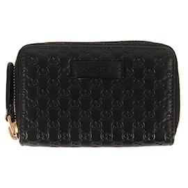 Gucci-Gucci GG Signature Leather Card Case-Black