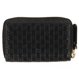 Gucci-Gucci GG Signature Leather Card Case-Black