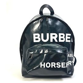 Burberry 8021908 ML Jett Horseferry Backpack Black White