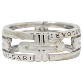Bulgari Bvlgari Parentesi Ring aus 18K Weißgold Silber