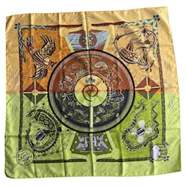 Hermès-Scarves-Camel